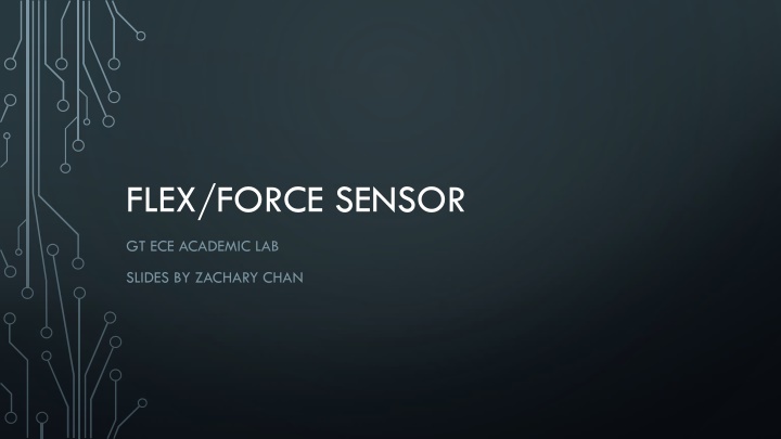flex force sensor