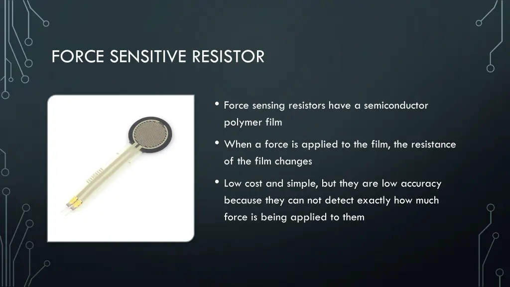 force sensitive resistor