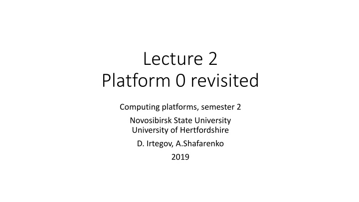 lecture 2