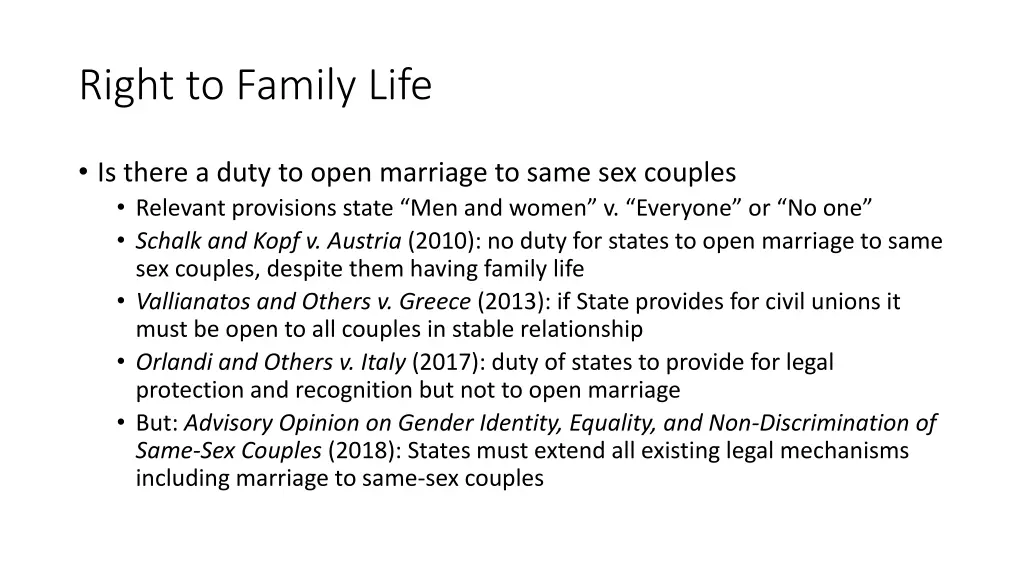right to family life 1