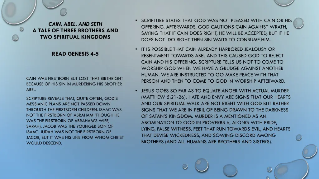 scripture states that god was not pleased with