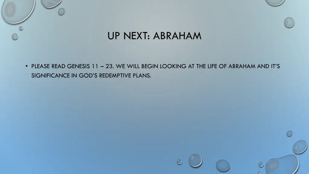 up next abraham