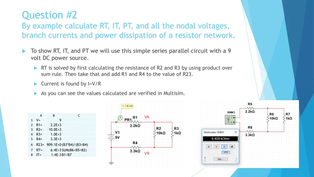 question 2 by example calculate