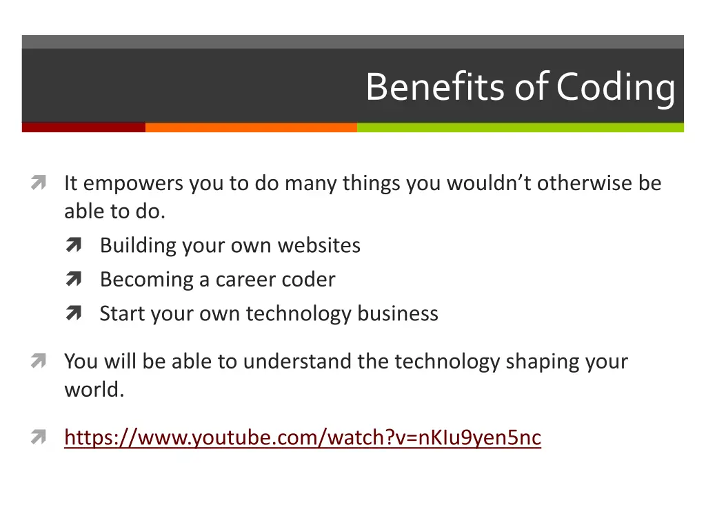 benefits of coding