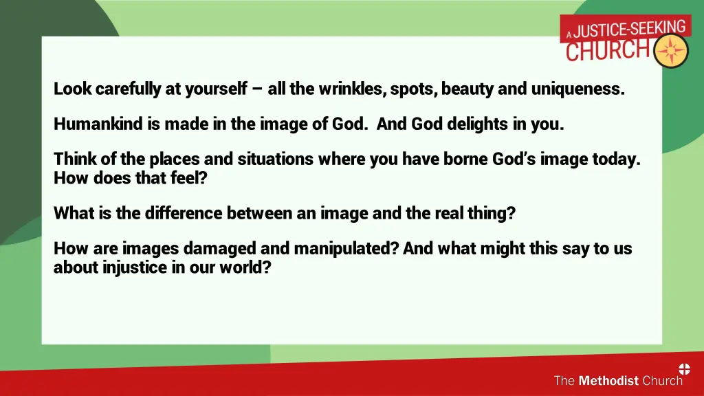 look carefully at yourself all the wrinkles spots