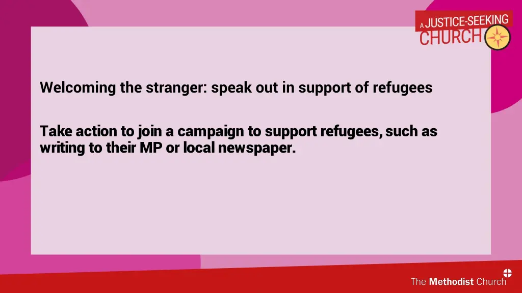 welcoming the stranger speak out in support