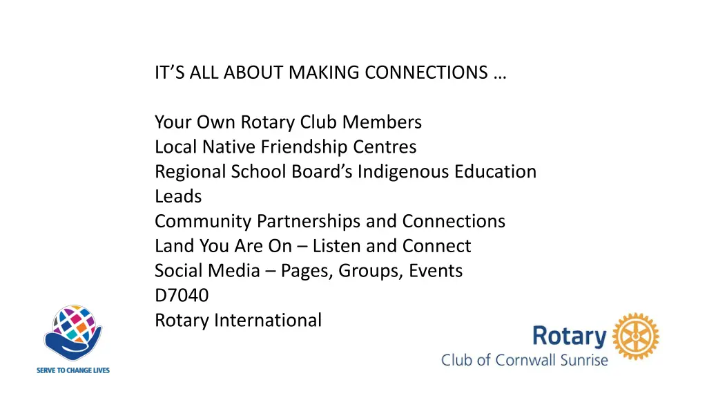 it s all about making connections
