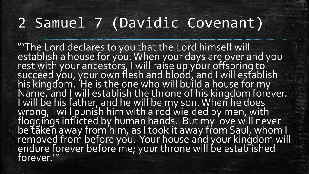 2 samuel 7 davidic covenant 3