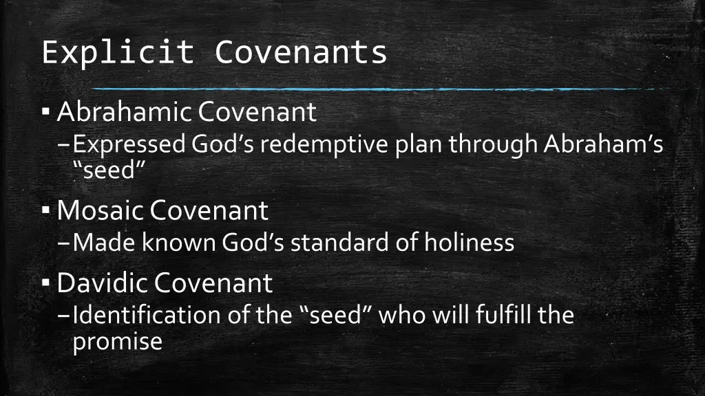 explicit covenants 2