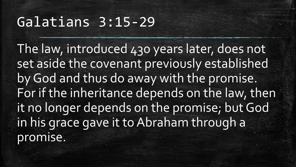 galatians 3 15 29 1