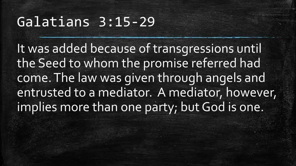 galatians 3 15 29 3