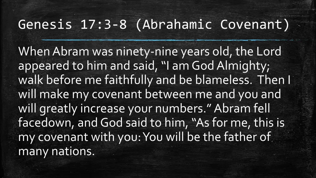 genesis 17 3 8 abrahamic covenant
