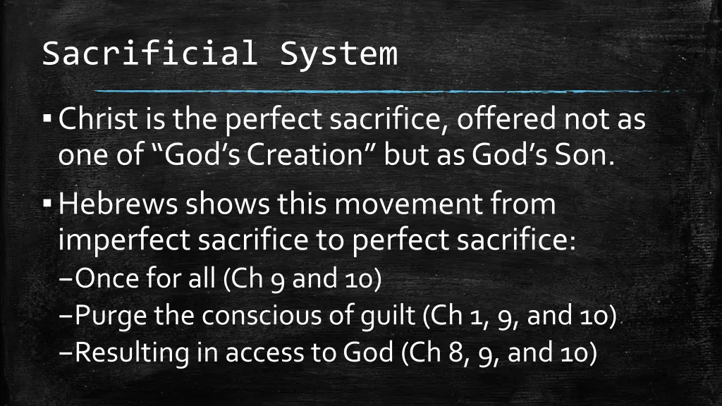 sacrificial system 1