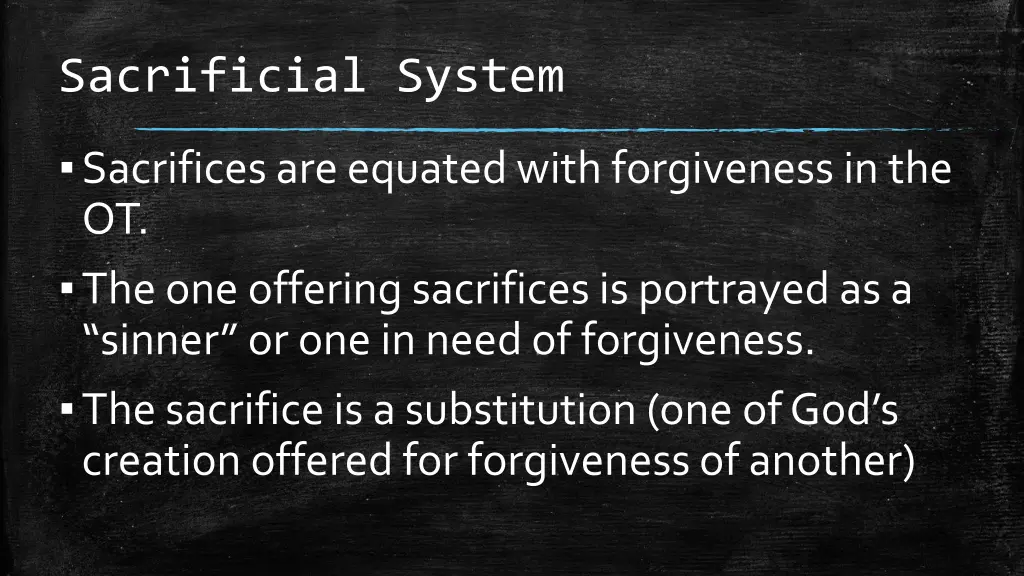sacrificial system