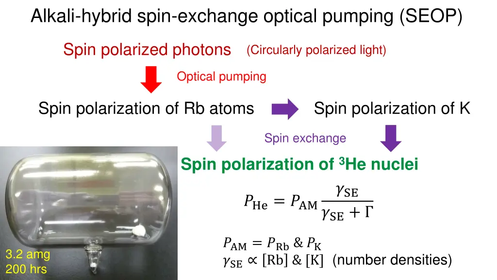 alkali hybrid spin exchange optical pumping seop 2