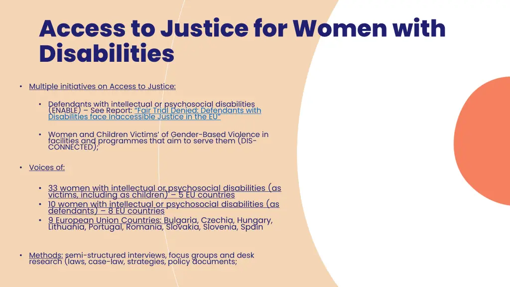 access to justice for women with disabilities