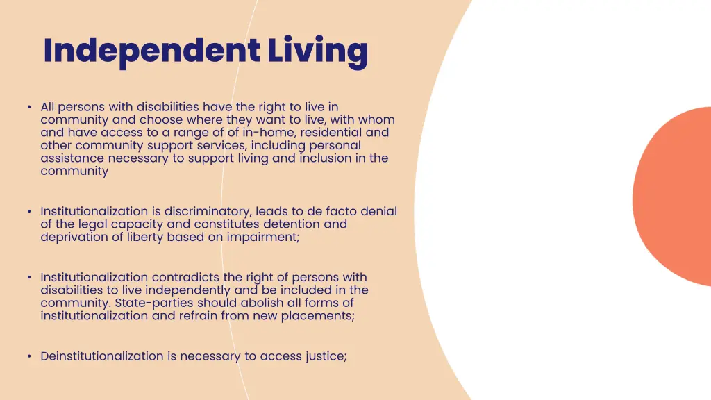 independent living