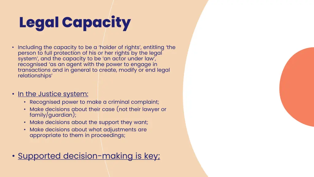 legal capacity