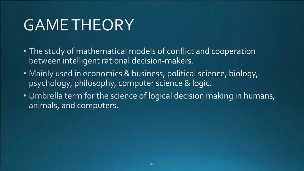 game theory