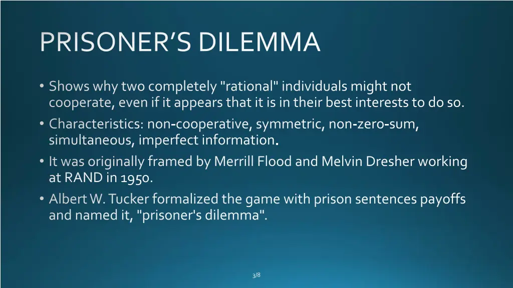 prisoner s dilemma 1
