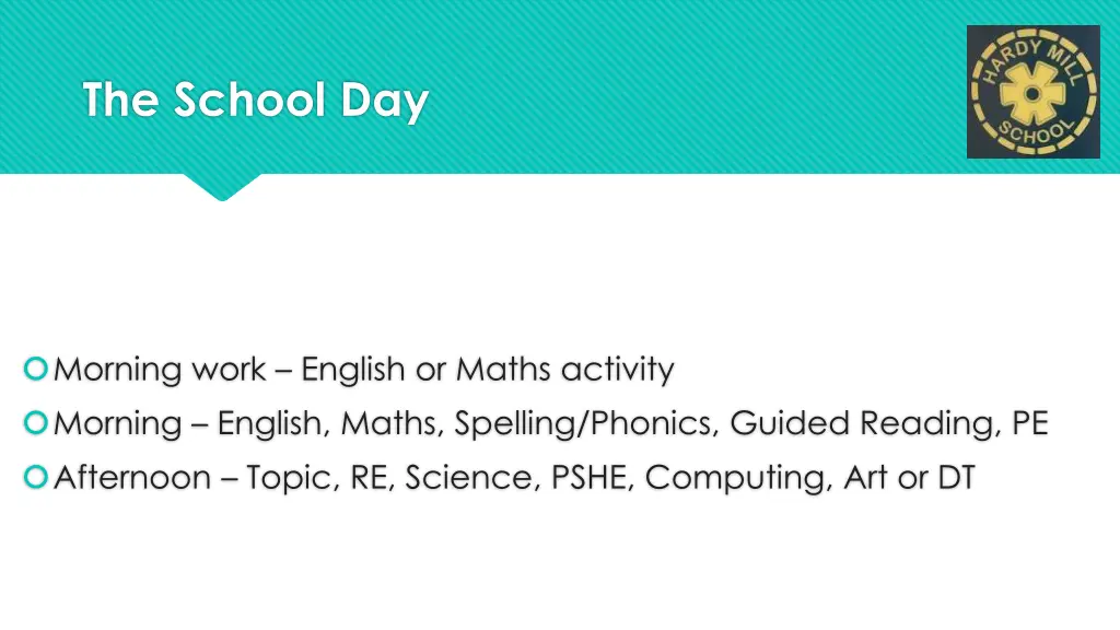 the school day