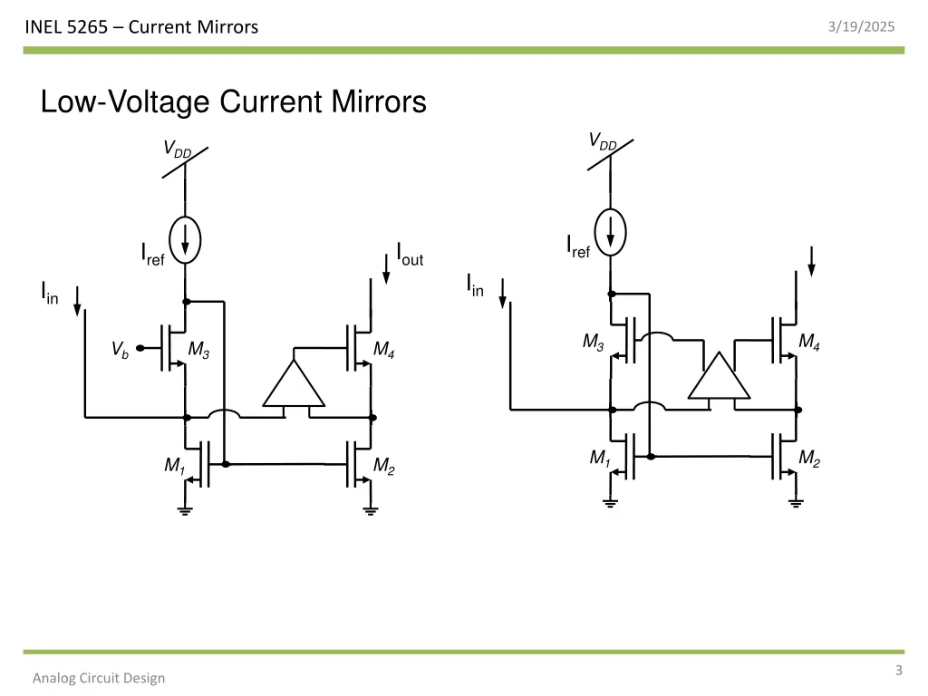 inel 5265 current mirrors 2