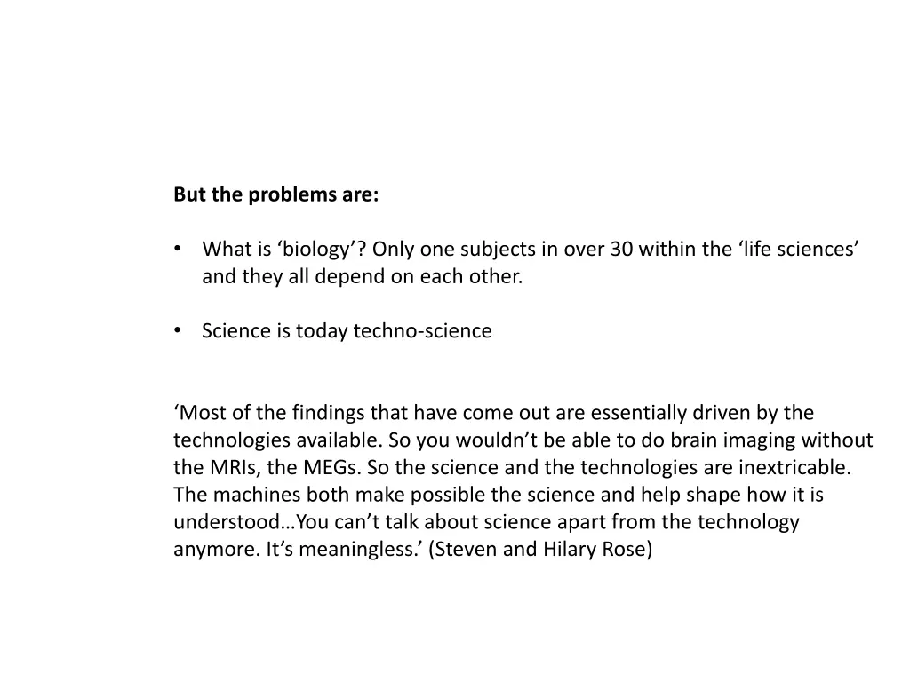 but the problems are