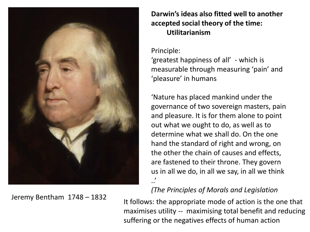 darwin s ideas also fitted well to another