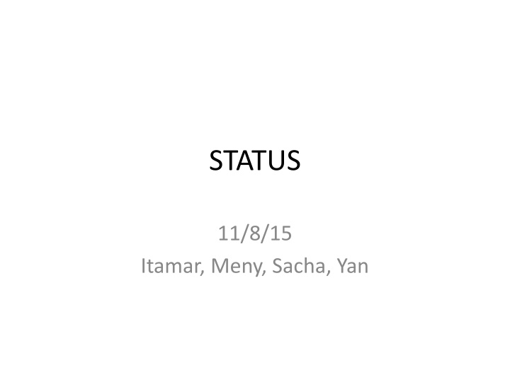 status