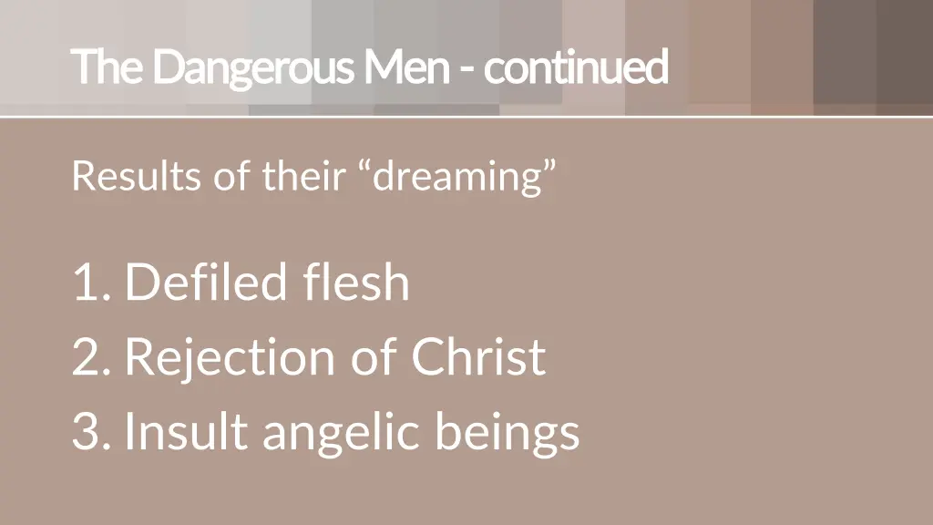 the dangerous men the dangerous men continued