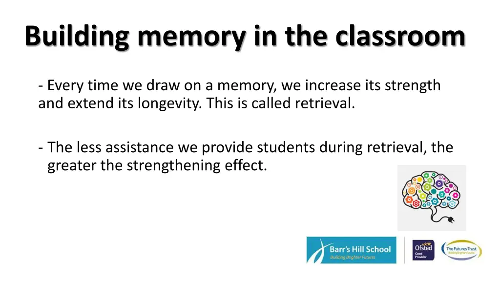 building memory in the classroom 3