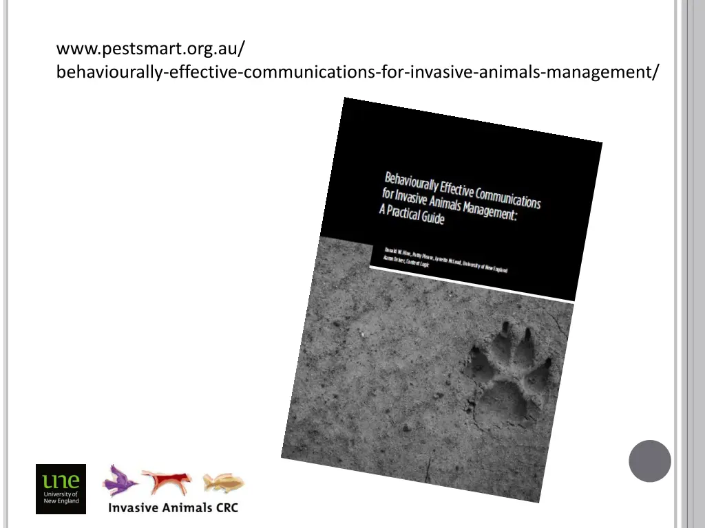 www pestsmart org au behaviourally effective
