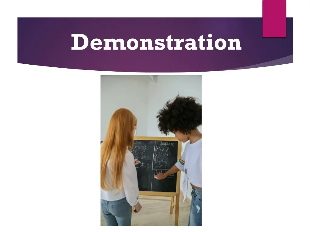 demonstration