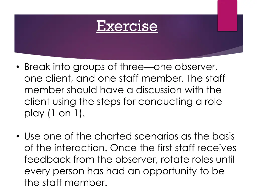 exercise
