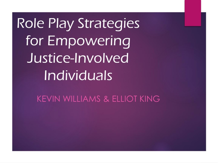 role play strategies for empowering justice