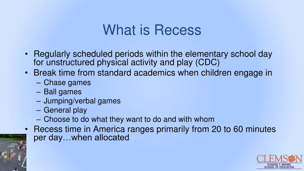 what is recess