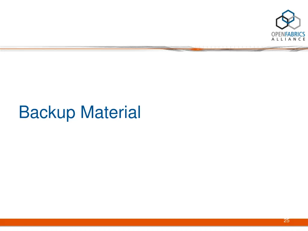 backup material