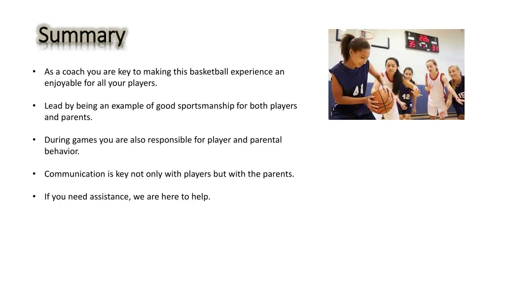 summary summary