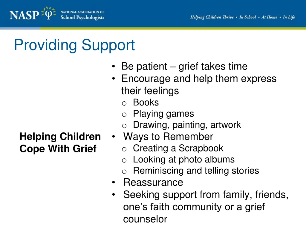 providing support 2