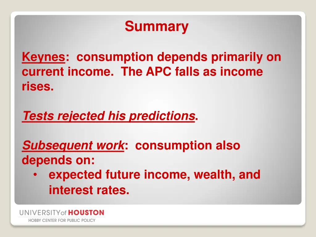 summary