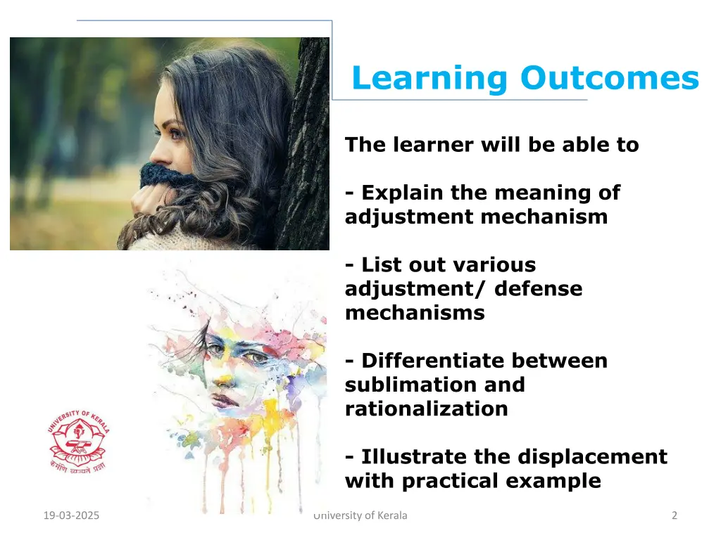 learning outcomes