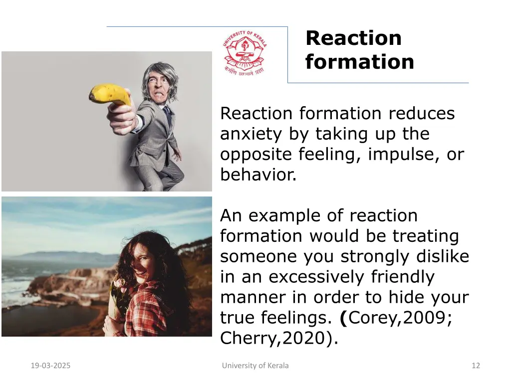 reaction formation