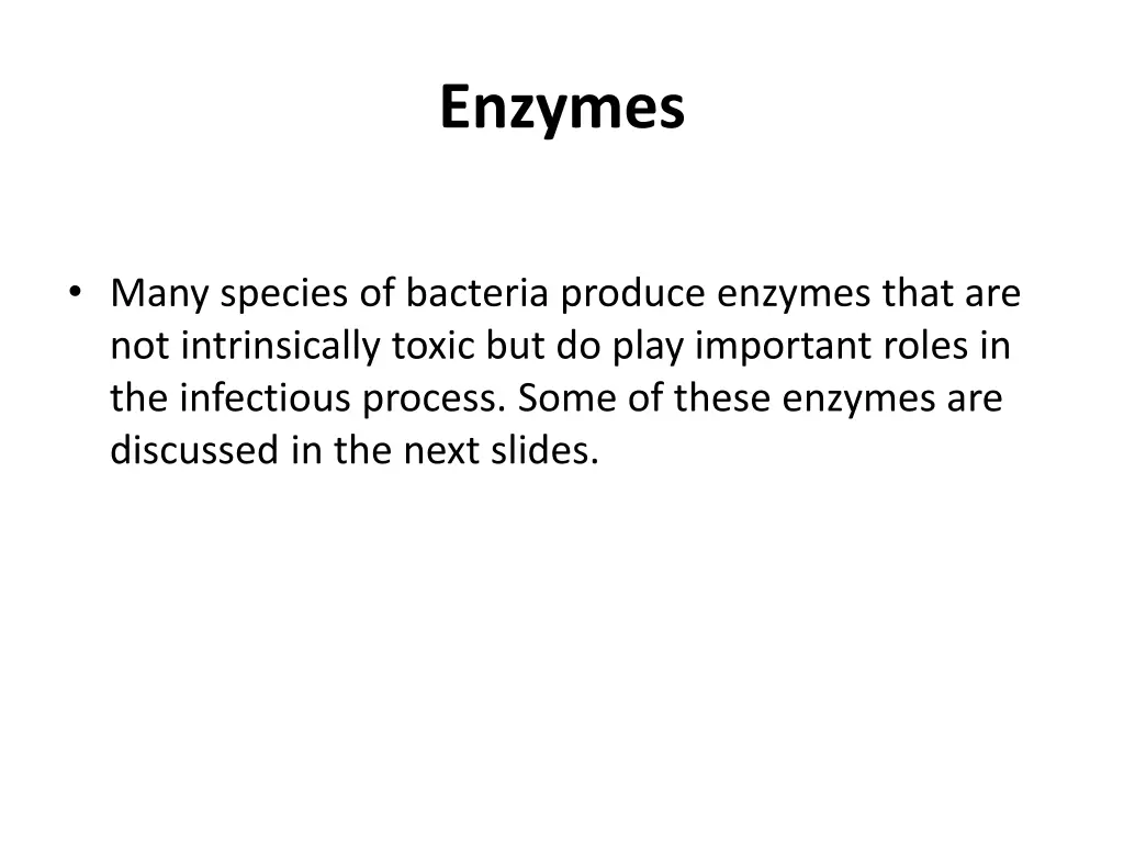 enzymes