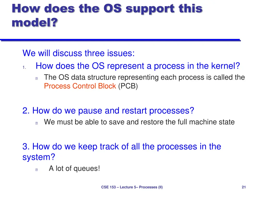 how does the os support this model