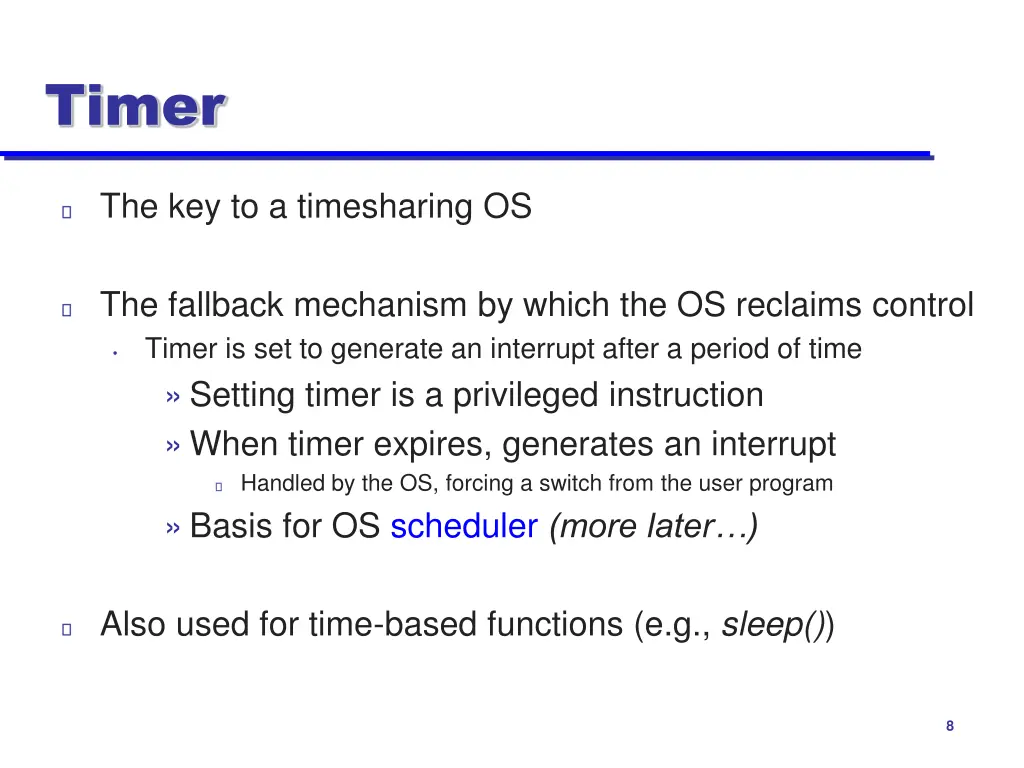 timer