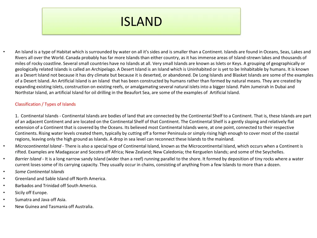 island