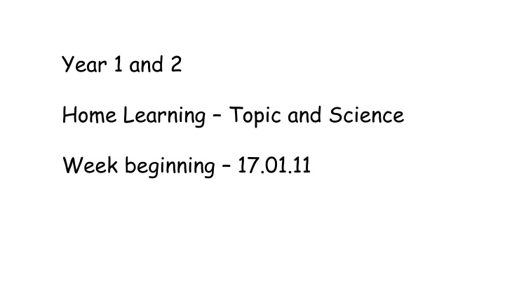 year 1 and 2