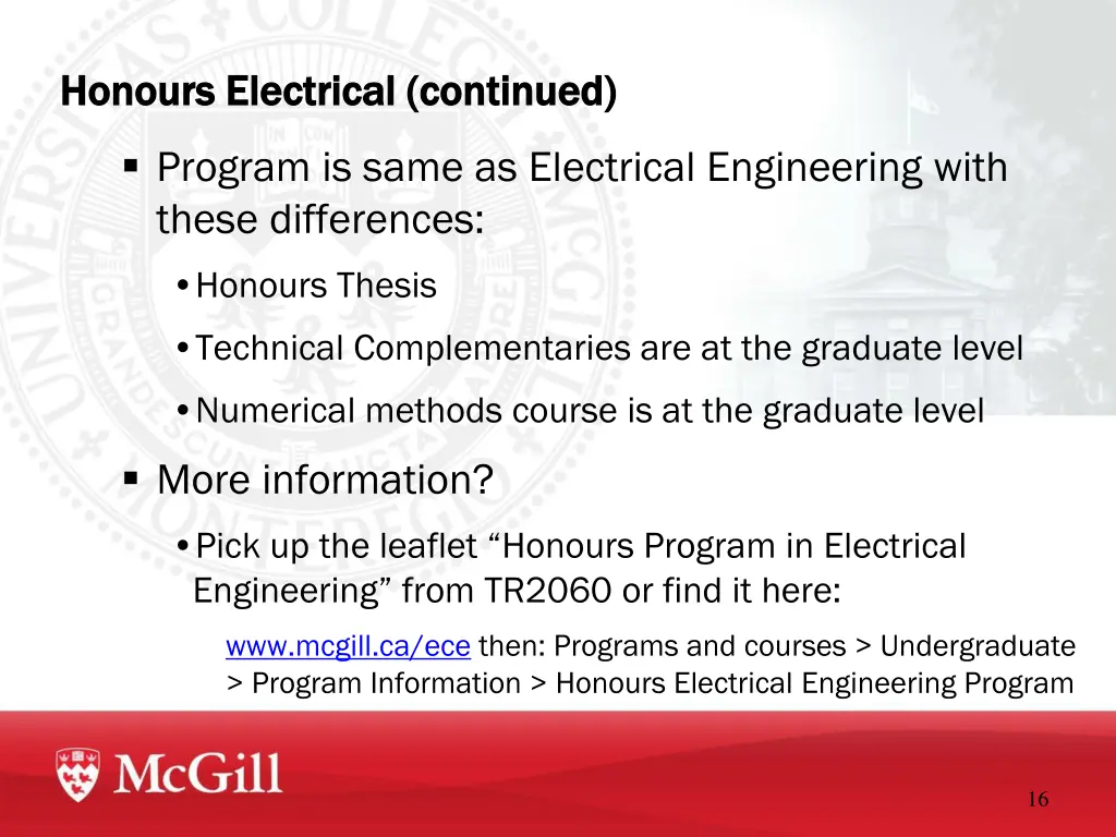 honours electrical continued honours electrical