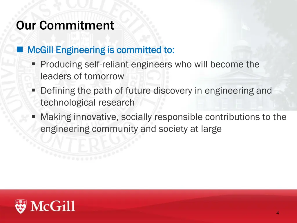 our commitment