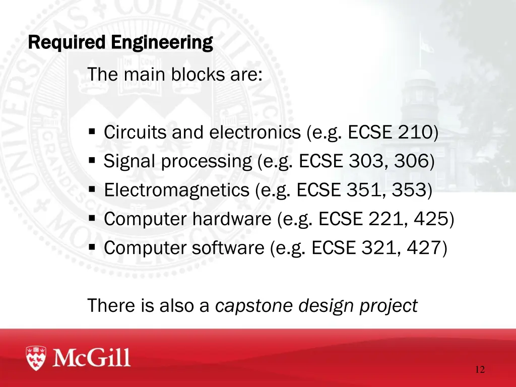 required engineering required engineering